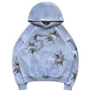 ชุดแทรคสูทสตรีทแวร์คุณภาพพรีเมียมสำหรับผู้ชาย ผลิตโดย OEM ผ้าฝ้ายเฟรนช์เทอร์รี่ ซันเฟดและวินเทจเอซิดวอช พร้อมซิป - Product Image 6