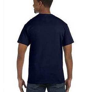 Camiseta de entrenamiento Premium para hombre, Camiseta ajustada de manga corta con cuello redondo, algodón suave y fibra de bambú, camisetas transpirables - Product Image 3