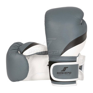 8oz & 14oz PU Leather Boxing <b>Gloves</b> with Lace <b>Moisture</b> Wicking Customized Colors & Logo High Quality for Fight Training - Product Image 2