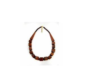 Collar de Madera Natural con Cuentas de Diamantes, Estilo Personalizable, Tamaño Ajustable, Joyería de Moda para Mujer, Regalo en Oferta - Product Image 5