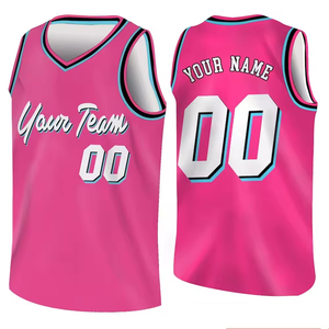 Camiseta de baloncesto de poliéster de la mejor calidad, uniforme de baloncesto transpirable liso, sublimación personalizada, camiseta de baloncesto al por mayor - Product Image 5