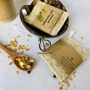 Assiettes et plats écologiques classiques en coquille de noix de coco, plateau à collation, 100 pièces MOQ Vietnam - Product Image 6