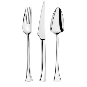 Rose <b>Gold</b> Polished Restaurant <b>Utensil</b> Set With Thick Flat Handle Cooking & Serving Rose <b>Gold</b> Serving Spoon Set - Product Image 5