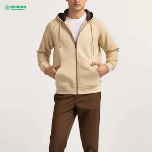 Streetwear zippé en gros Sweat à capuche polaire à double fermeture éclair Sweatshirts à capuche et sweatshirts à fermeture éclair pour hommes - Product Image 2