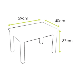 Juego de mesa y silla Montessori de diseño moderno verde salvia, muebles de dormitorio de madera natural para niños de 1 a 4 años - Product Image 4