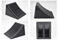 Cales de stationnement en caoutchouc noir de qualité supérieure, butée de roue, 240x200x150mm, 3.5KG, sécurité renforcée, blocage de voiture sécurisé S3318