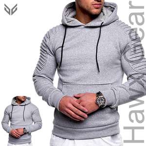 Sudaderas con capucha para hombre del fabricante de Pakistán, forro polar ligero con Capucha forrada, Color sólido para invierno, MOQ bajo - Product Image 1