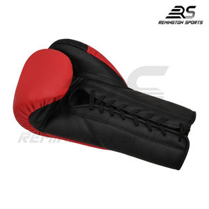 ถุงมือมวยหนัง,ทำจากหนังวัวแท้ถุงมือหนังสำหรับการแข่งขัน - Product Image 2