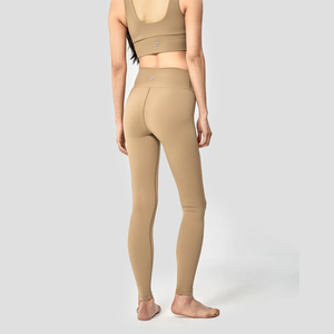 Legging taille haute pour femme Legging cousu sur toute la longueur en tissu tricoté extensible et confortable - Product Image 2