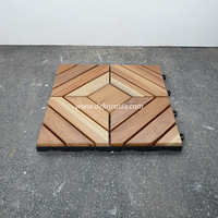 Dalles de terrasse en bois de teck décoratives, imperméables, écologiques, dalles de terrasse extérieures, design moderne, décoration pour la maison et le jardin, grain de bois