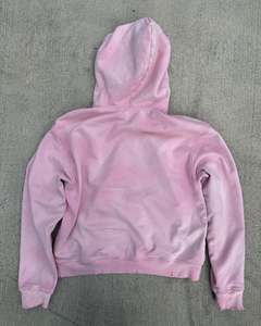 Custom Men's Vintage Boxy Hoodie 100% Cotton High GSM Distressed Acid Washing Digital DTG <b>Autumn</b> <b>Fabric</b> Pullover & Zipper Hoodie - Product Image 6