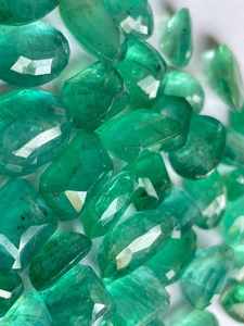 Esmeralda Zambiana Natural, Piedra Preciosa Suelta, Facetada, Verde, para Joyería Fina, Venta al Por Mayor, BALAJI GEMS and JEWELLERY MM468 - Product Image 2