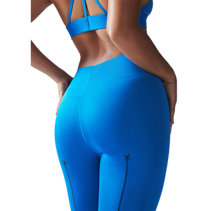 Conjuntos de Yoga de 2 Piezas para Mujer, Diseño Nuevo, Color Sólido, Transpirables, de Secado Rápido, Tallas Grandes, Cintura Elástica, Logotipo Frontal, Buen Precio, Venta al Por Mayor - Product Image 4