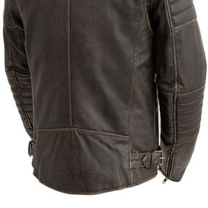 Chaquetas de cuero resistentes al agua de alta calidad para hombres/chaqueta de cuero de calidad superior con cremallera de alta calidad - Product Image 6