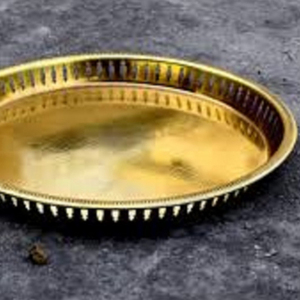 Plato de Presentación de Lujo para Bodas, de Acero Inoxidable, para Hoteles y Restaurantes - Product Image 1