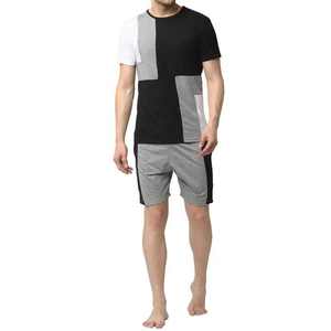 Survêtement surdimensionné 2 pièces pour hommes, short et chemises, vêtements de sport élégants pour hommes, vêtements de sport respirants, vêtements d'été décontractés - Product Image 3