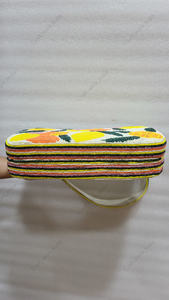 lemon floral shoulder bag Indian fully handcrafted beaded luxury handmade clutch purse <b>for</b> women summer party evening <b>handbag</b> - Product Image 5