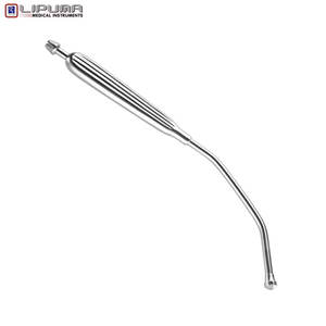 Tube d'aspiration Yankauer 11 pouces pointe amovible nettoyage facile Patient Instruments médicaux durables en acier inoxydable - Product Image 3