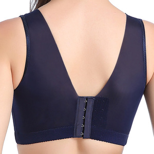 Reggiseno Push-up ricamato a tazza intera per grandi donne taglia 46 reggiseni con ferretto con motivo mutandine in pizzo che nasconde il grasso della schiena - Product Image 2