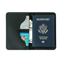 ADIBA OVERSEAS - Funda de Pasaporte Personalizada de Alta Gama, Estilo Vintage Español, de Cuero Genuino, Porta Tarjetas de Crédito, Impermeable, para Viajes
