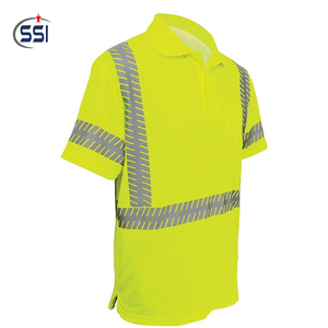Camisas Reflectantes Impermeables Uniformes para Construcción, Transpirables, Fluorescentes, Color Personalizable, Polo de Seguridad de Alta Visibilidad - Product Image 4