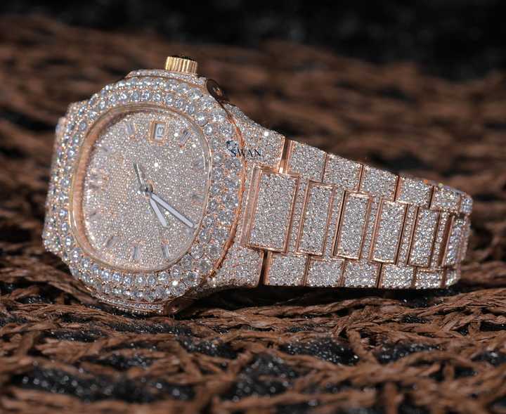 Wholesale Diamond Tester Trending Attractive Lab Grown Diamonds Stainless Steel Enhanced VVS Clarity Smart Dial Glass Watch