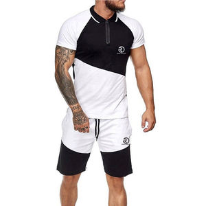 High Quality Men's <b>Short</b> Set Jogging Sets 100% Cotton Customize Your Design and Your Logo Print Plus Size <b>Shorts</b> Set OEM Service - Product Image 1