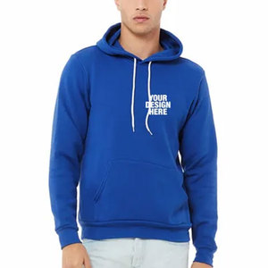 Prix usine vêtements pour hommes sweats à capuche en coton brodé 100% coton personnalisé polaire avant noir imprimé sweat à capuche en coton personnalisé - Product Image 4