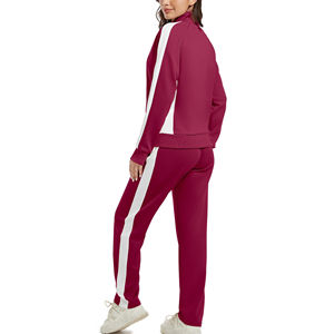 Ensemble de jogging de sport pour femmes de haute qualité, écologique, streetwear, manches longues, sweat-shirt et pantalon, respirant, coupe-vent, survêtement - Product Image 5
