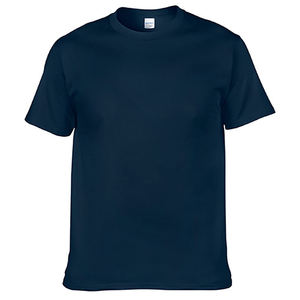 Camiseta de Algodón 100% Transpirable y Ecológica de Alta Calidad, 180 g/m², Diseño Sólido, Impresión de Logotipo Personalizado, Tejido de Punto para Hombre, Venta al por Mayor - Product Image 2