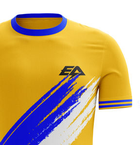 เสื้อฟุตบอลโพลีเอสเตอร์คุณภาพสูงเสื้อพิมพ์โลโก้ตามสั่ง - Product Image 4