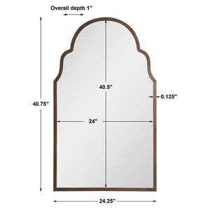 Modern Classic Design <b>Arched</b> Wall Mirror Metal <b>Frame</b> for Bathroom Living Room Hotel Hallway Decor - Product Image 4