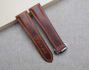 2025 Bracelet de montre Bracelet en cuir véritable confortable avancé Bracelet de confort personnalisé de luxe 2 pièces 20 22 24mm personnalisé - Product Image 3