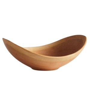 Bols à pâte en bois ustensiles de cuisine en gros conception gravée de haute qualité cuisine table grande taille bol rond en bois - Product Image 5