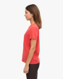 Camiseta informal OEM para mujer, Top corto de manga corta de entrenamiento ajustado para primavera y otoño, ropa deportiva sólida - Product Image 4