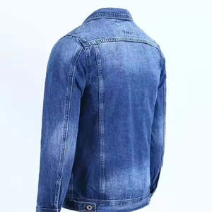 Newest Stylish Chenille Custom Fashion College School Casual Denim <b>Jeans</b> Jacket Custom High Quality Denim Coats & Jackets - Product Image 4