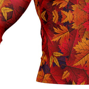 เสื้อรัชการ์ดแขนยาวผ้าสแปนเด็กซ์สำหรับผู้ชายผ้าสแปนเด็กซ์แขนยาวดีไซน์ตามสั่ง - Product Image 4