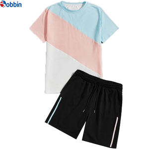 <b>Men</b> Custom Logo Tshirt <b>and</b> <b>Shorts</b> 2Pcs Tracksuit New Arrival Customized <b>Top</b> Quality Summer <b>Men's</b> T-shirt <b>and</b> <b>Shorts</b> <b>Set</b> - Product Image 3
