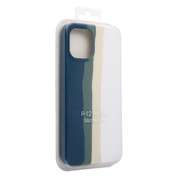Coque Officielle Originale en Silicone Liquide Arc-en-ciel pour iPhone 18 Pro Max, Compatible avec iPhone 17, 16, 15, 14, 13, 12, 11 Pro Max