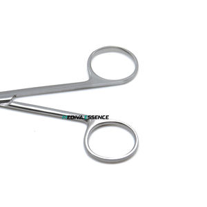 Tijera de Iris Knapp profesional, instrumento quirúrgico operativo de acero inoxidable curvo con fuente de alimentación Manual, logotipo personalizable - Product Image 4