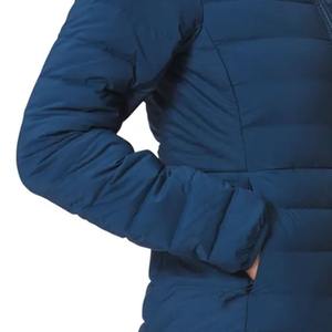 Veste d'hiver matelassée longue en tricot pour femme, imperméable, à capuche, écologique, respirante, style décontracté - Product Image 6