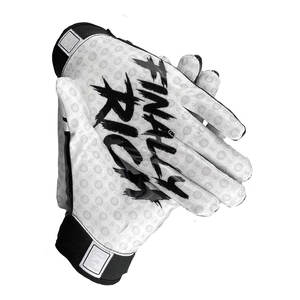 Guantes de fútbol unisex transpirables de alta calidad con agarre personalizado diseño americano entrenamiento deportivo al aire libre recién llegado Pakistán - Product Image 6