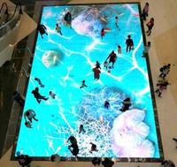 Piste de danse interactive d'intérieur P3.91 d'affichage à LED de Digital pour des parties