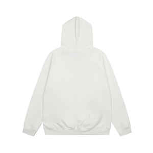 Sudadera con capucha personalizada de alta calidad Graphic Essentials Oversized Cotton Heavyweight Streetwear Pullover Custom Puff Print Zipper 3D Men - Product Image 3