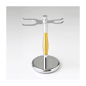 Support de rasoir Offre Spéciale à double tranchant avec support de blaireau Poignée en métal et poils synthétiques Disponible en vrac - Product Image 6