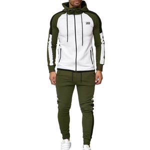 Chándal de Hombre de Alta Calidad con Cremallera, 100% Algodón, Cuello con Capucha y Cremallera Completa, Color Sólido, Ropa de Invierno, Hecho a Medida, Talla Grande, Cómodo - Product Image 1