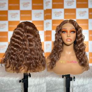 100% perruque ondulée profonde vierge brun Vietnam cheveux crus de haute qualité prix bon marché fournisseur d'extensions de cheveux humains - Product Image 5