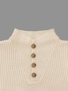 Suéter Cárdigan Informal Blanco para Mujer, Tejido Calado de Poliéster/Algodón, Hecho en Bangladés - Product Image 3