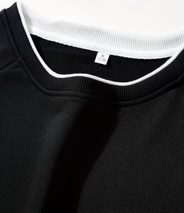 Pull-over décontracté pour homme, uni, teint en fil, 100% coton, coupe ample, col rond, écologique, automne-hiver, fabriqué au Bangladesh - Product Image 4