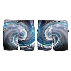 Short de plage d'été Trendy Swimming Quick Drying Mesh Drawstring Swimwear Wholesale Fabric for Man Trunks - Product Image 4